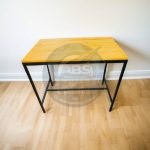 Mesa para Banquetas – Estilo Industrial en Hierro y Madera