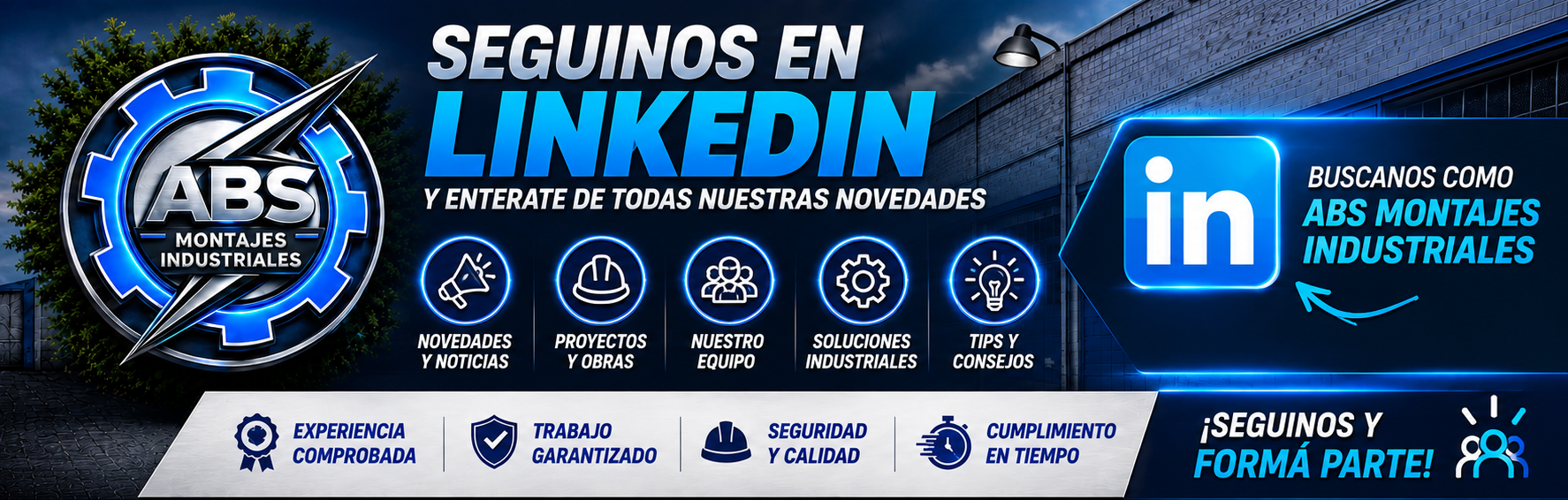SEGUINOS EN LINKEDIN !!!